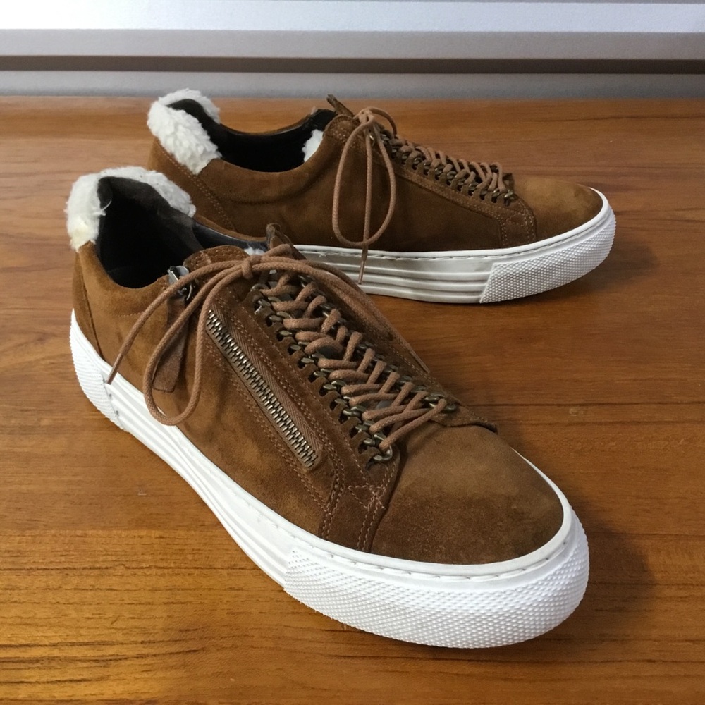 Gabor Brown Sneakers with White Soles